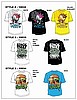 6 Pcs Screen Printed T shits 1003234